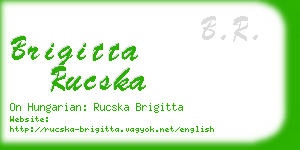 brigitta rucska business card